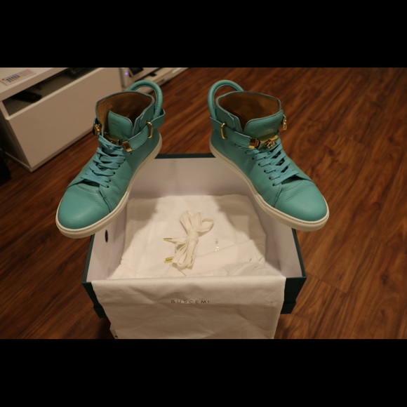 Mens Buscemi Alice Clip High-Top Sneakers size 44 (11) - Picture 6 of 10